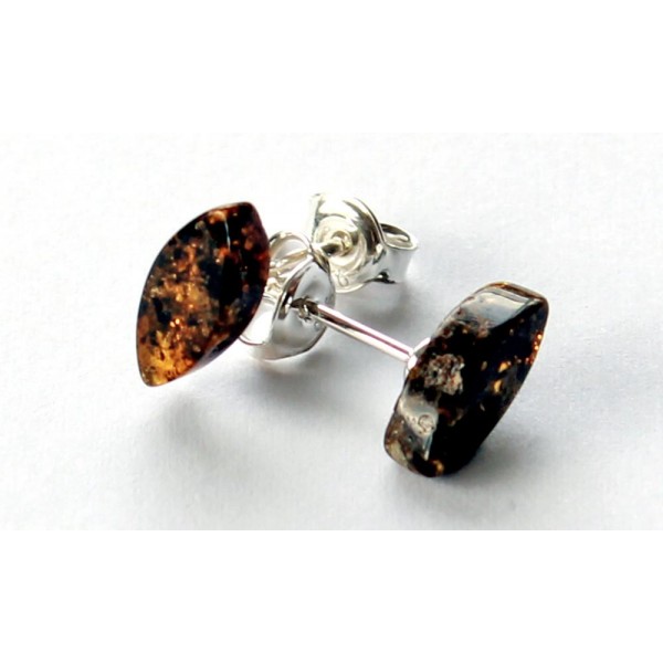 Silver-Amber-earrings